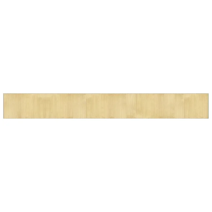 vidaXL Alfombra rectangular bambú color natural claro 60×500 cm