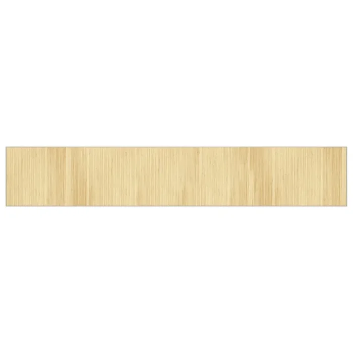 vidaXL Alfombra rectangular bambú color natural claro 70×400 cm