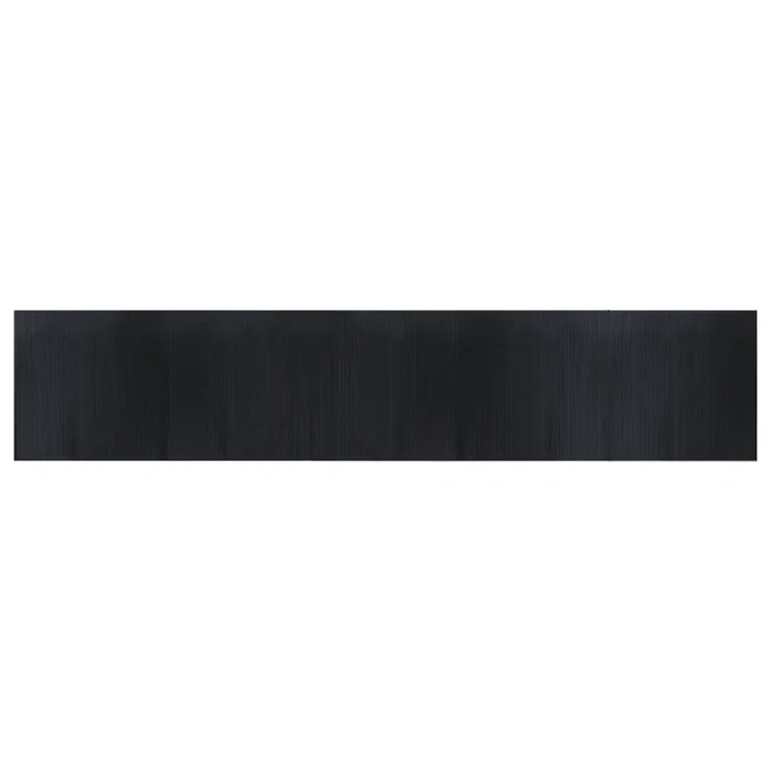 vidaXL Alfombra rectangular bambú negro 100×500 cm (2)
