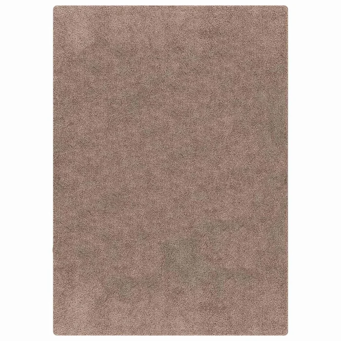 vidaXL Alfombra Shaggy Antideslizante Marrón 140 x 200 cm PP