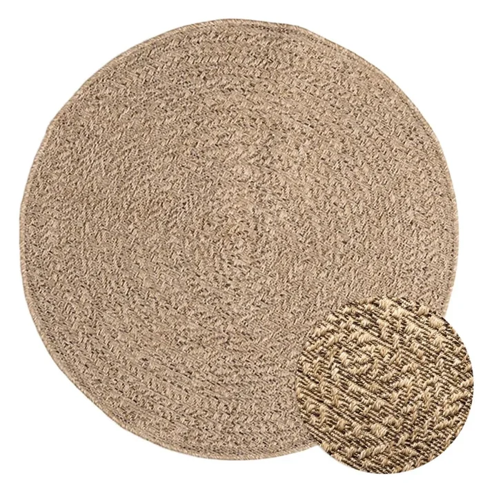 vidaXL Alfombra ZIZUR apariencia de yute interior y exterior 90 cm