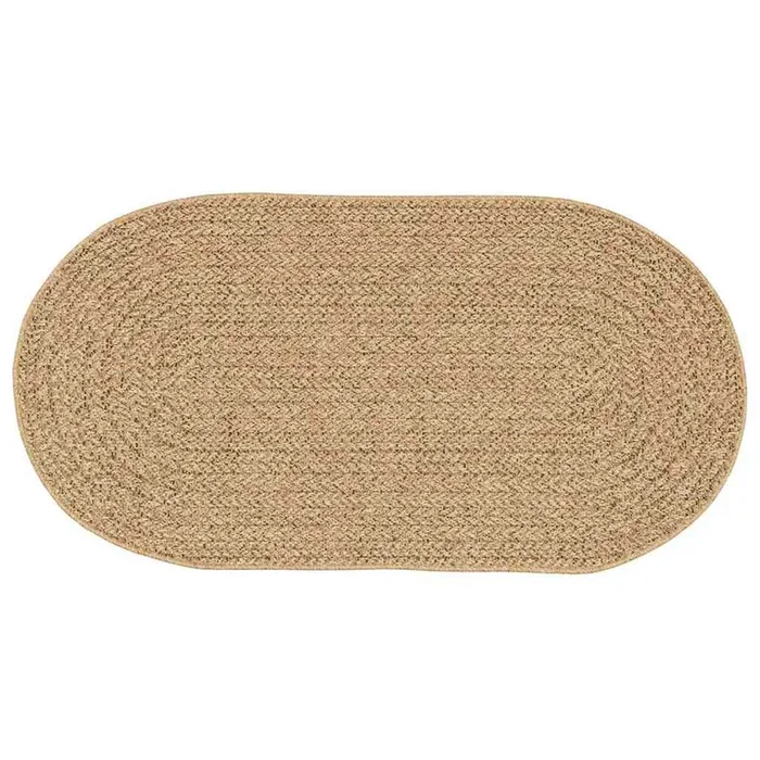 vidaXL Alfombra ZIZUR Marrón PP