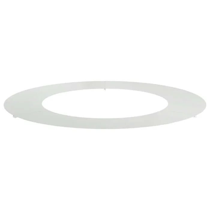 vidaXL Anillo plano para árbol Plateado Ø50 / 80 cm Acero galvanizado