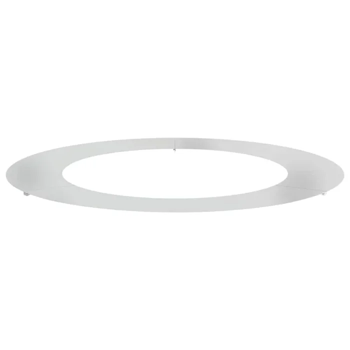 vidaXL Anillo plano para árbol Plateado Ø60 / 90 cm Acero galvanizado