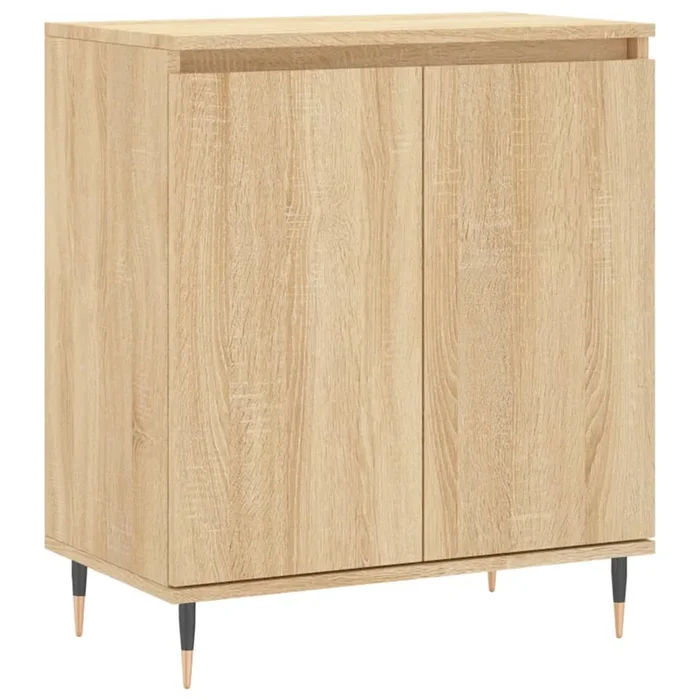 vidaXL Aparador de madera contrachapada roble Sonoma 60x35x70 cm (6)