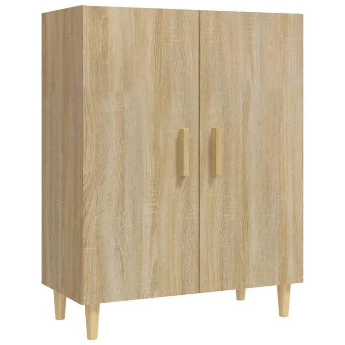 vidaXL Aparador de madera contrachapada roble Sonoma 70x34x90 cm
