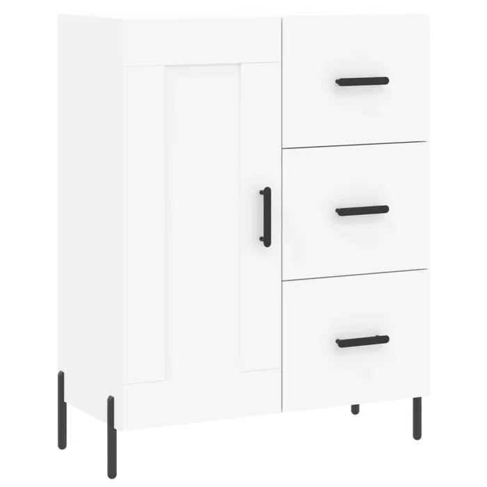 vidaXL Aparador de madera de ingeniería blanco 69,5x34x90 cm (58)