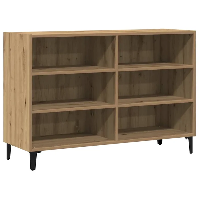 vidaXL Aparador de madera de ingeniería roble artisan 103,5x35x70 cm