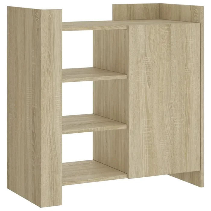 vidaXL Aparador de madera de ingeniería roble Sonoma 73,5x35x75 cm