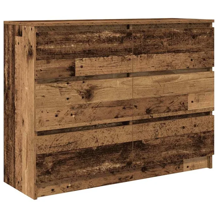 vidaXL Aparador de madera vieja 100x35x76 cm Madera de ingeniería