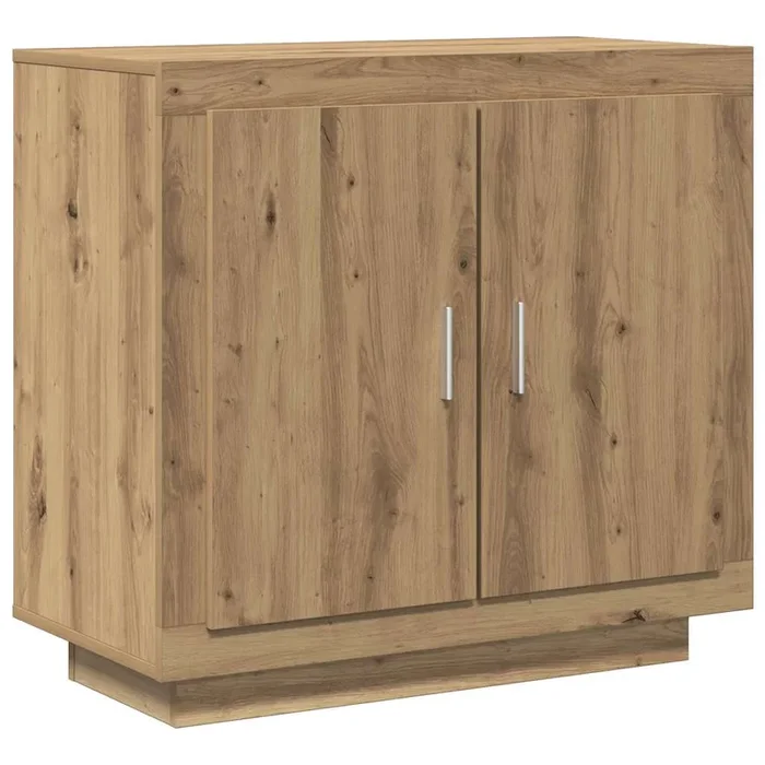 vidaXL Aparador madera contrachapada roble artisian 80x40x75 cm