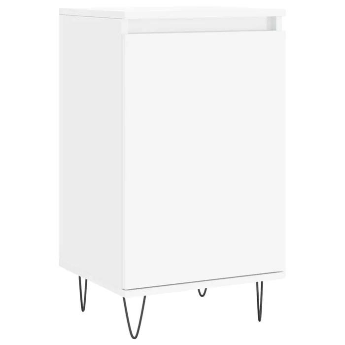 vidaXL Aparador madera de ingeniería blanco 40x35x70 cm (9)