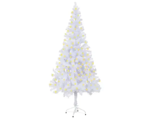 vidaXL árbol de navidad artificial con luces y soporte 620 ramas 180cm | Brico Depôt Spedizione Mondiale