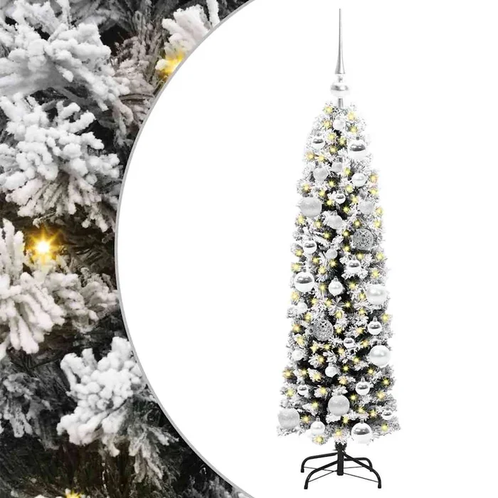 vidaXL Árbol de Navidad artificial Verde 120 cm PVC, Acero y Plástico