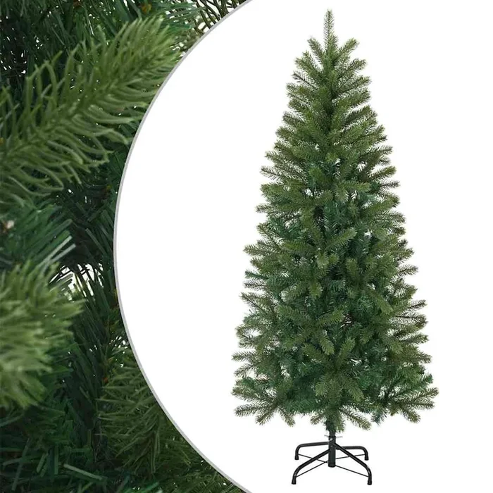 vidaXL Árbol de Navidad artificial Verde 120 cm PVC, PE y acero