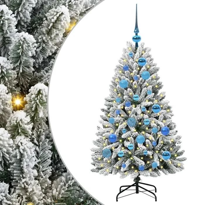vidaXL Árbol de Navidad artificial Verde y 120 cm PVC y Metal