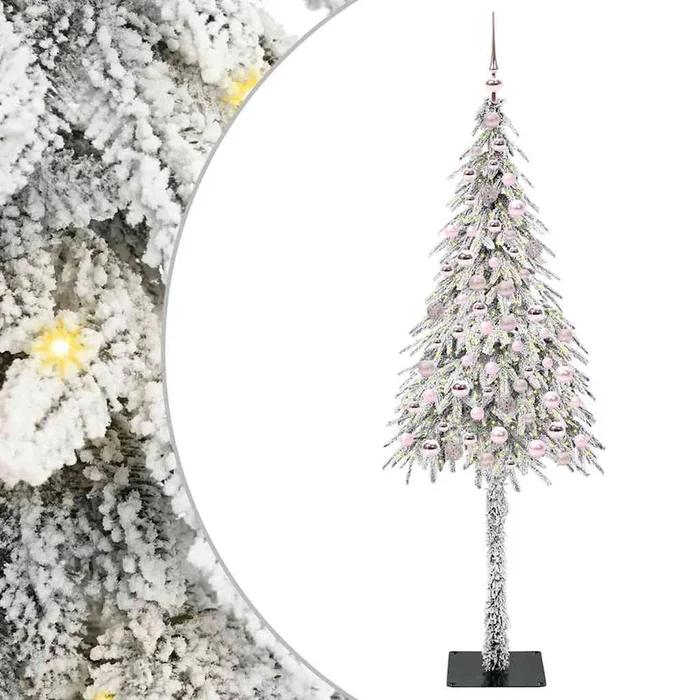 vidaXL Árbol de Navidad con 300 LED con soporte 210 cm PE y Acero (3)