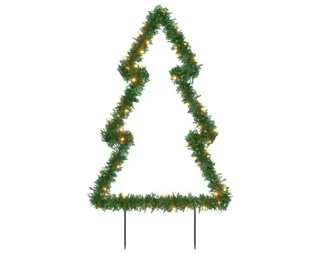 vidaXL árbol de navidad luces decorativas con estacas 80 LED 60 cm | Brico Depôt Vendita Finale
