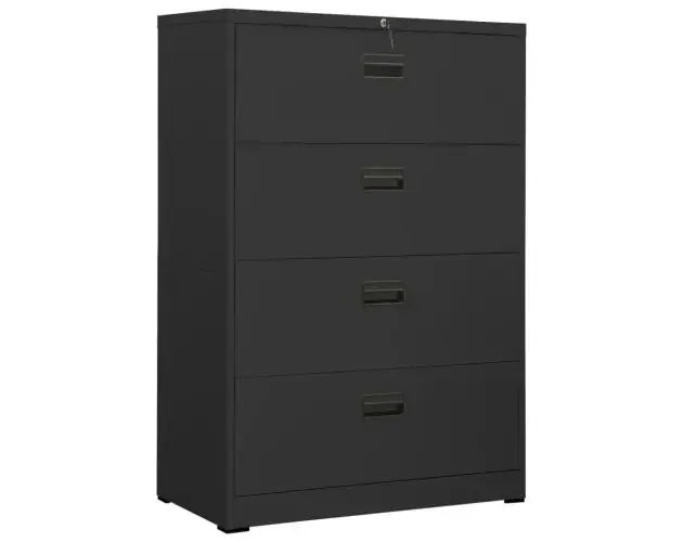 vidaXL armario archivador de acero antracita 90x46x134 cm | Brico Depôt In Voga
