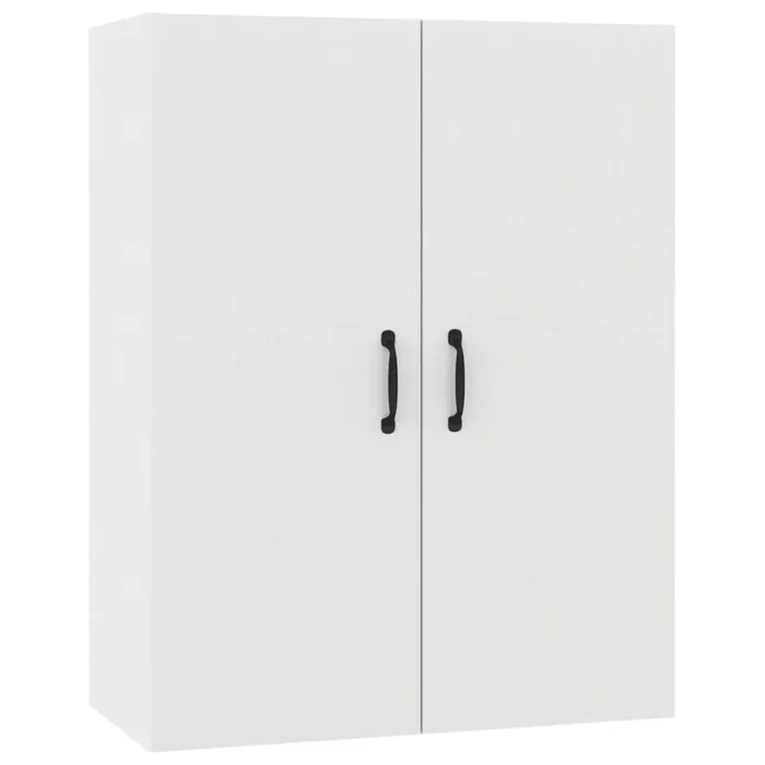 vidaXL Armario colgante de madera de ingeniería blanco 69,5x34x90 cm