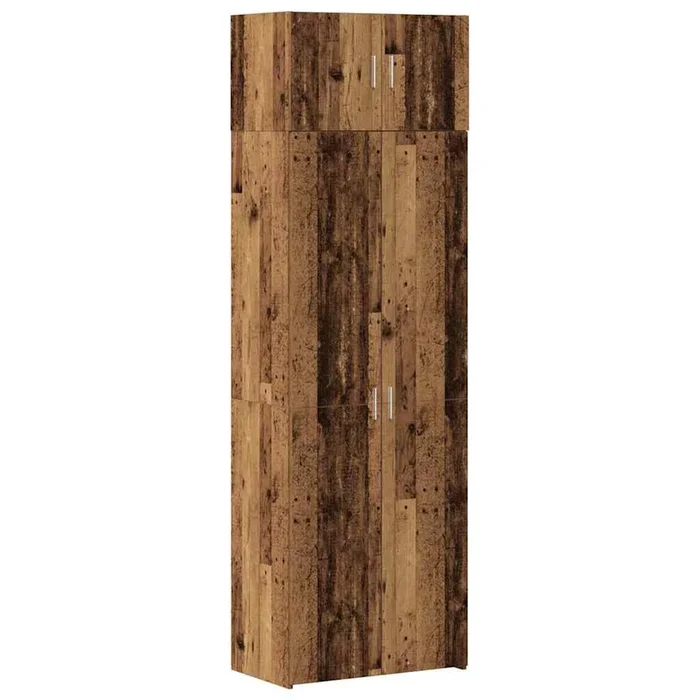 vidaXL Armario de almacenamiento Madera vieja 70 x 42.5 x 225 cm