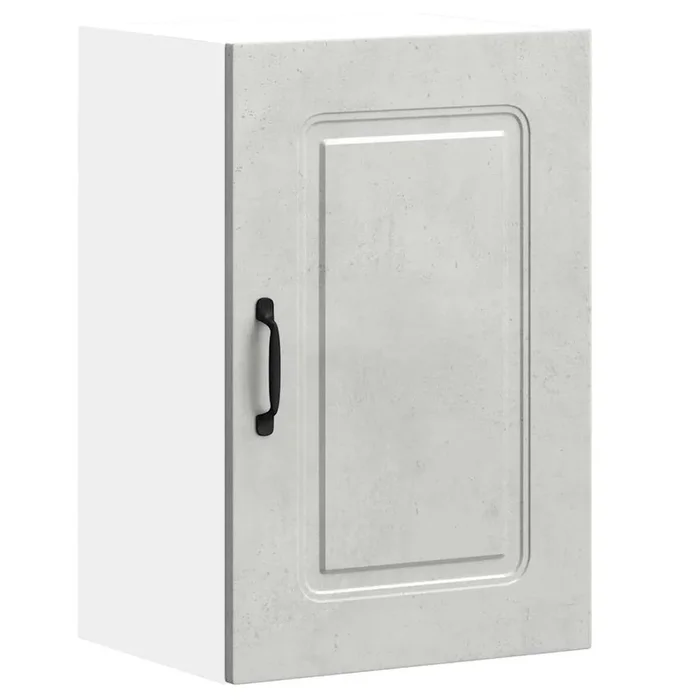 vidaXL Armario de pared cocina Kalmar madera ingeniería gris hormigón (3)