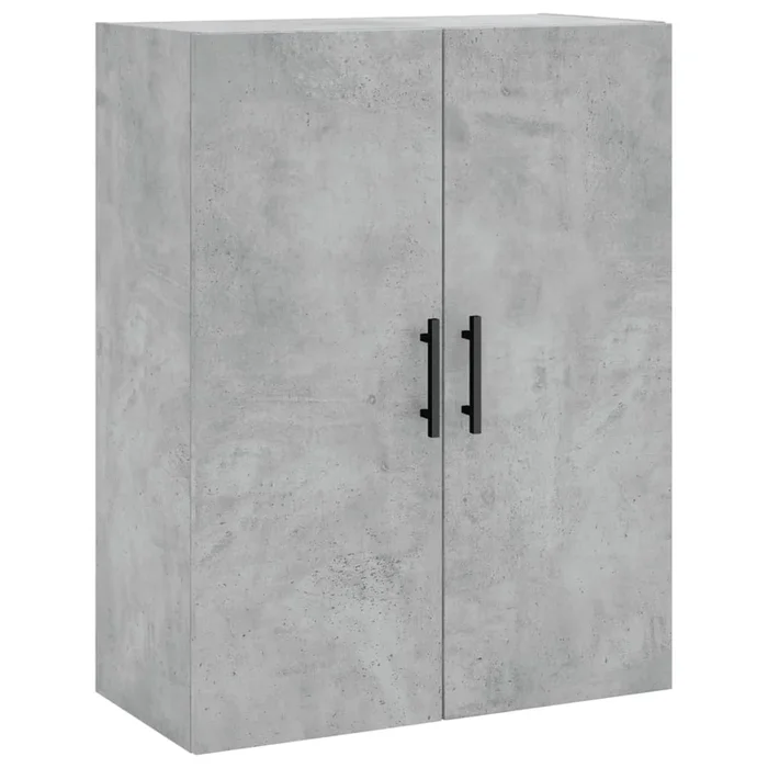 vidaXL Armario de pared gris hormigón 69,5x34x90 cm (2)
