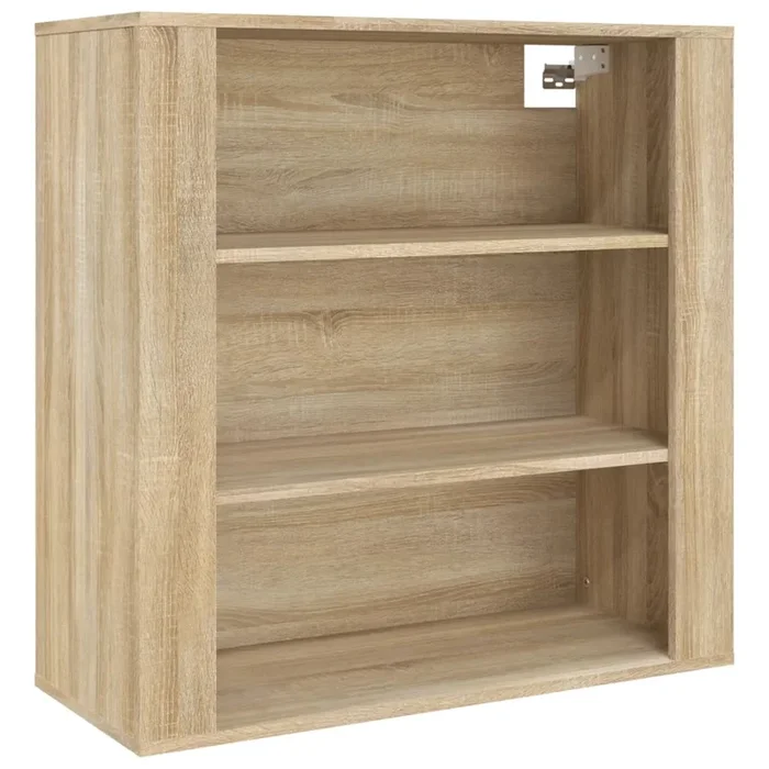 vidaXL Armario de pared madera contrachapada roble sonoma 80x33x80 cm (2)