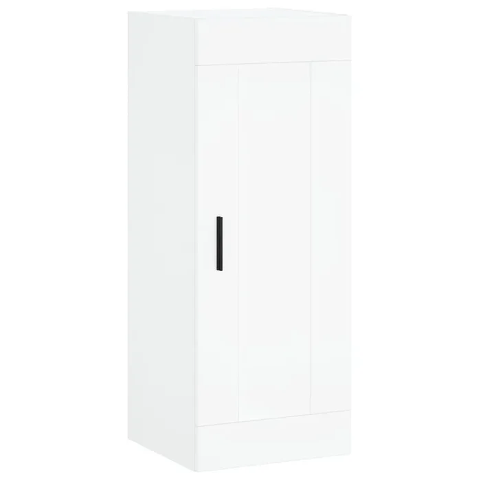 vidaXL Armario de pared madera de ingeniería blanco 34,5x34x90 cm