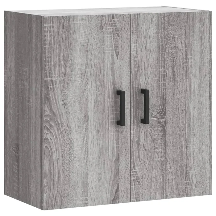 vidaXL Armario de pared madera de ingeniería gris Sonoma 60x31x60 cm (5)