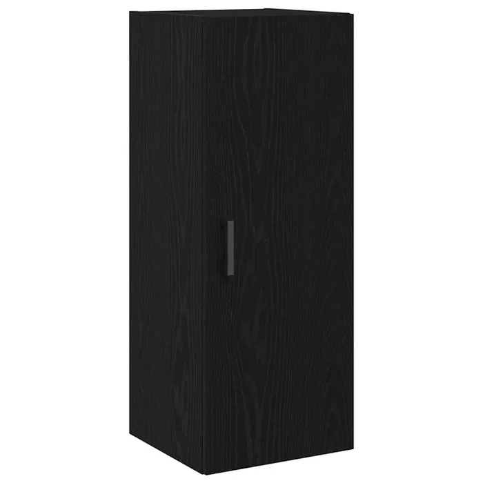 vidaXL Armario de pared roble negro 34,5x34x90 cm madera de ingeniería