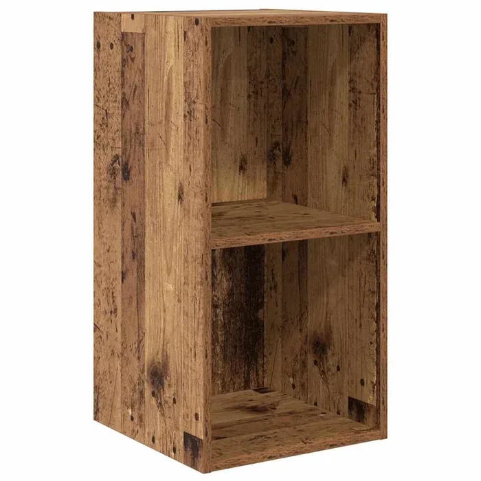 vidaXL Armario de TV Madera vieja 37 x 37 x 72 cm Madera contrachapada