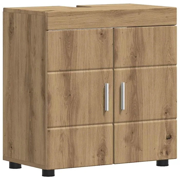 vidaXL Armario para lavabo de baño TULUM Roble artisan 60 x 34 x 63 cm