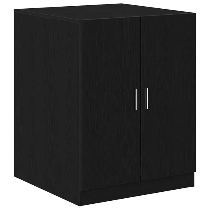 vidaXL Armario para lavadora Roble negro 70.5 x 71.5 x 91.5 cm