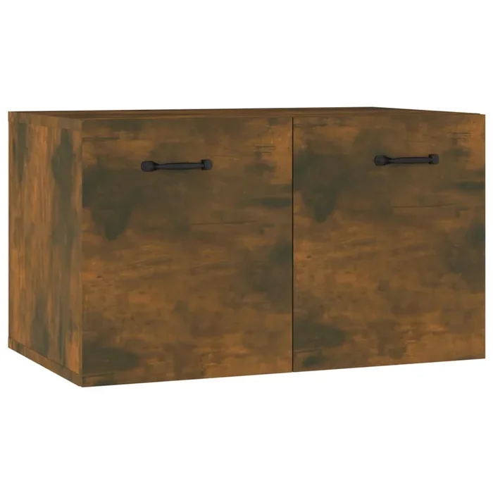 vidaXL Armario pared madera contrachapada roble ahumado 60×36,5×35 cm