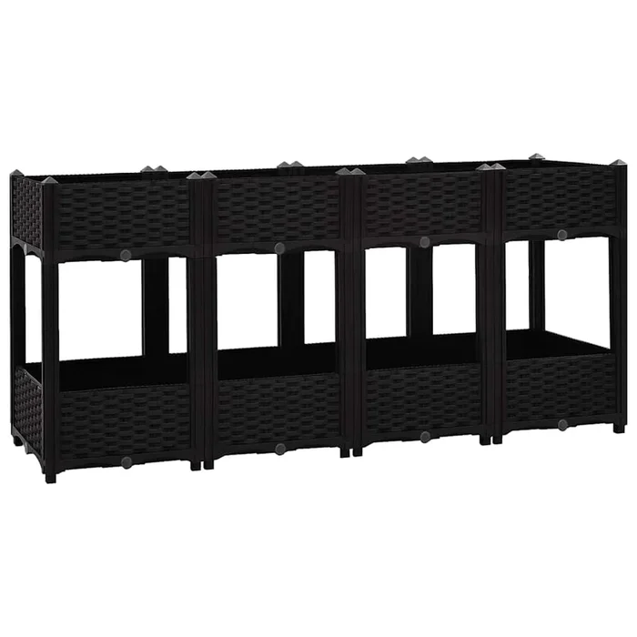 vidaXL Arriate 160x40x71 cm polipropileno (2)