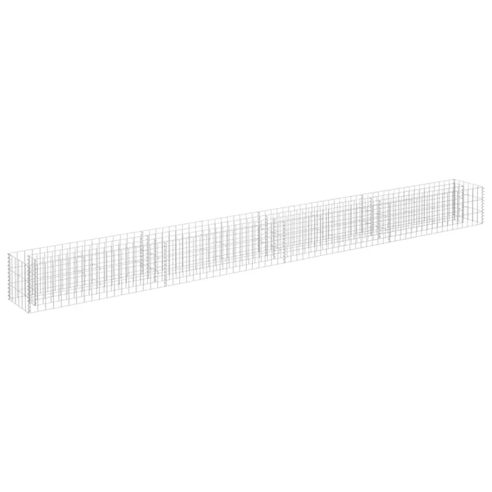 vidaXL Arriate de gaviones de acero 360x30x30 cm