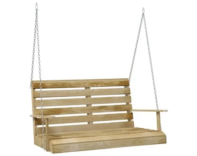 vidaXL banco balancín madera de pino impregnada 110 cm | Brico Depôt Alta Qualità