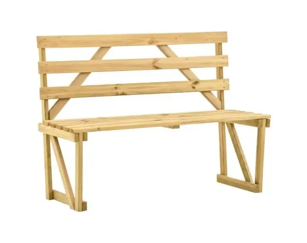 vidaXL banco de jardín de madera de pino impregnada 120 cm | Brico Depôt Spedizione Espresso
