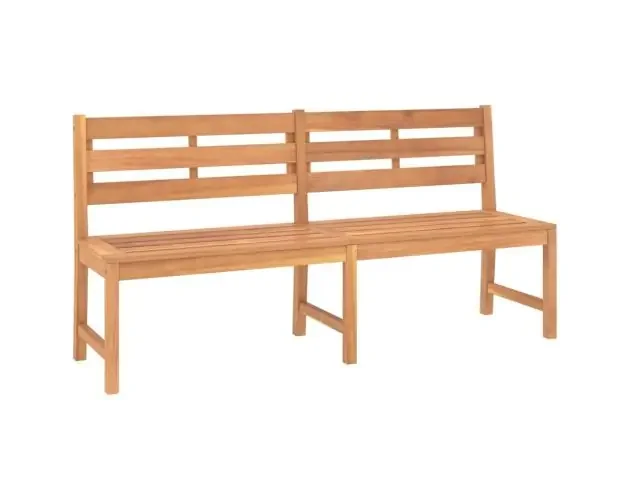 vidaXL banco de jardín de madera maciza de teca 180 cm | Brico Depôt Premium