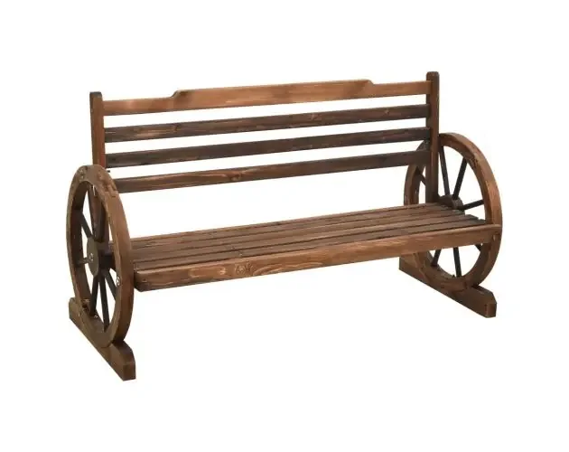 vidaXL banco de jardín madera maciza de abeto 112 cm | Brico Depôt Edizione Limitata