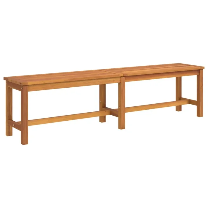 vidaXL Banco de jardín madera maciza de acacia 180x35x45 cm