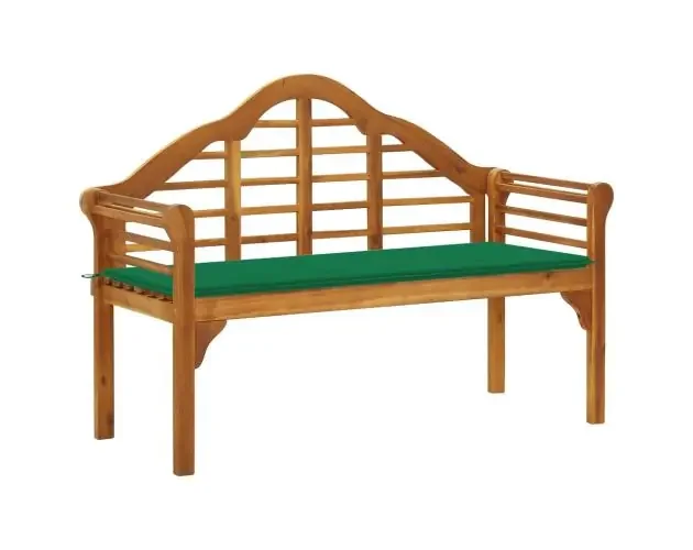 vidaXL banco de jardín queen con cojín madera maciza de acacia 135 cm | Brico Depôt Nuova Collezione