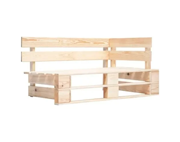 vidaXL banco esquinero de palés para jardín madera | Brico Depôt Bestseller