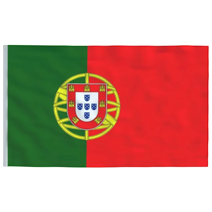 vidaXL Bandera de Portugal 90×150 cm