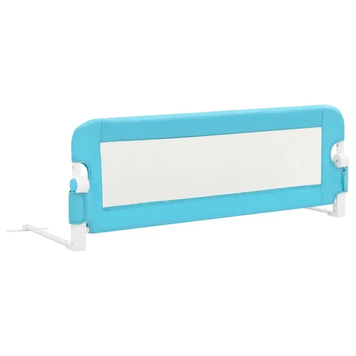 vidaXL Barandilla de seguridad cama de niño poliéster azul 120×42 cm