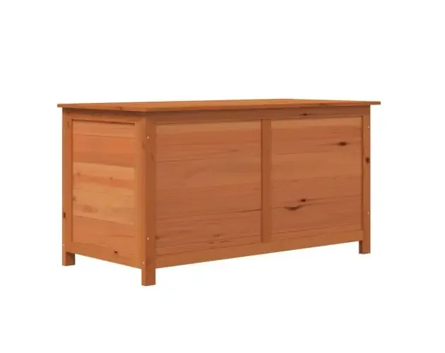 vidaXL baúl para cojines madera de abeto maciza marrón 100x50x56 cm | Brico Depôt Offerta Lampo