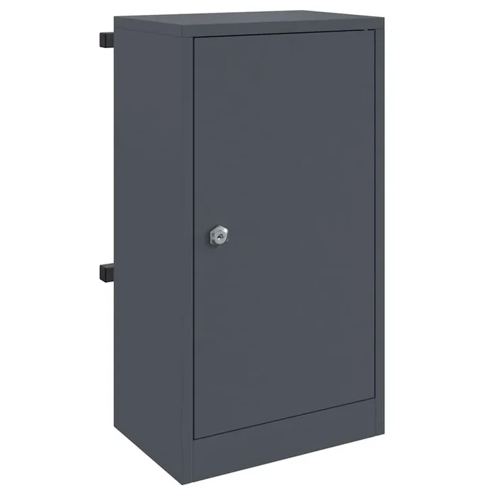 vidaXL Buzón Antracita 30 x 23 x 55 cm Acero