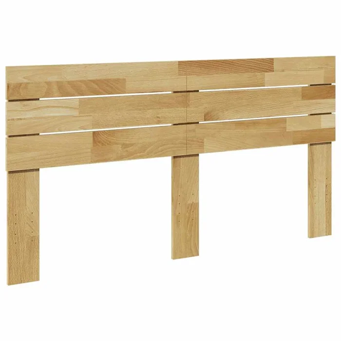 vidaXL Cabecero 160 cm Madera Maciza Roble