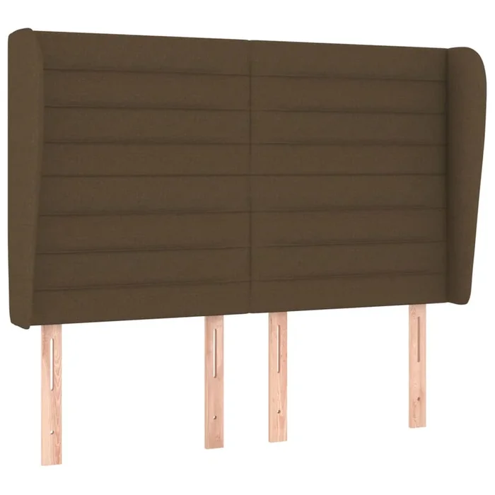 vidaXL Cabecero con orejas de tela gris claro 147x23x118/128 cm (14)
